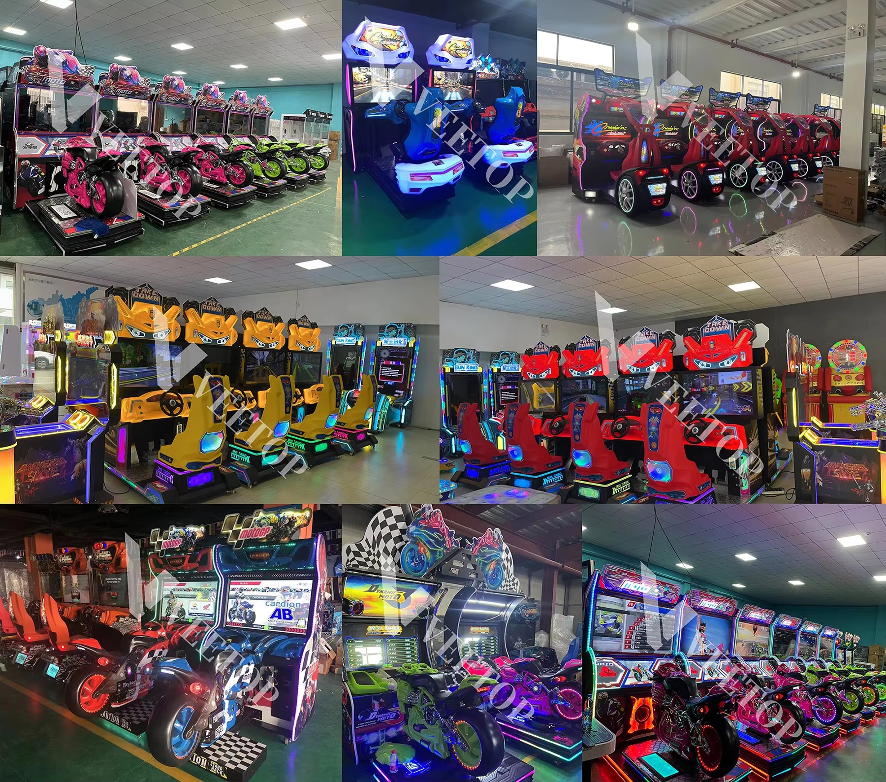 VEETOP amusement machines in an operator venue (case 4)